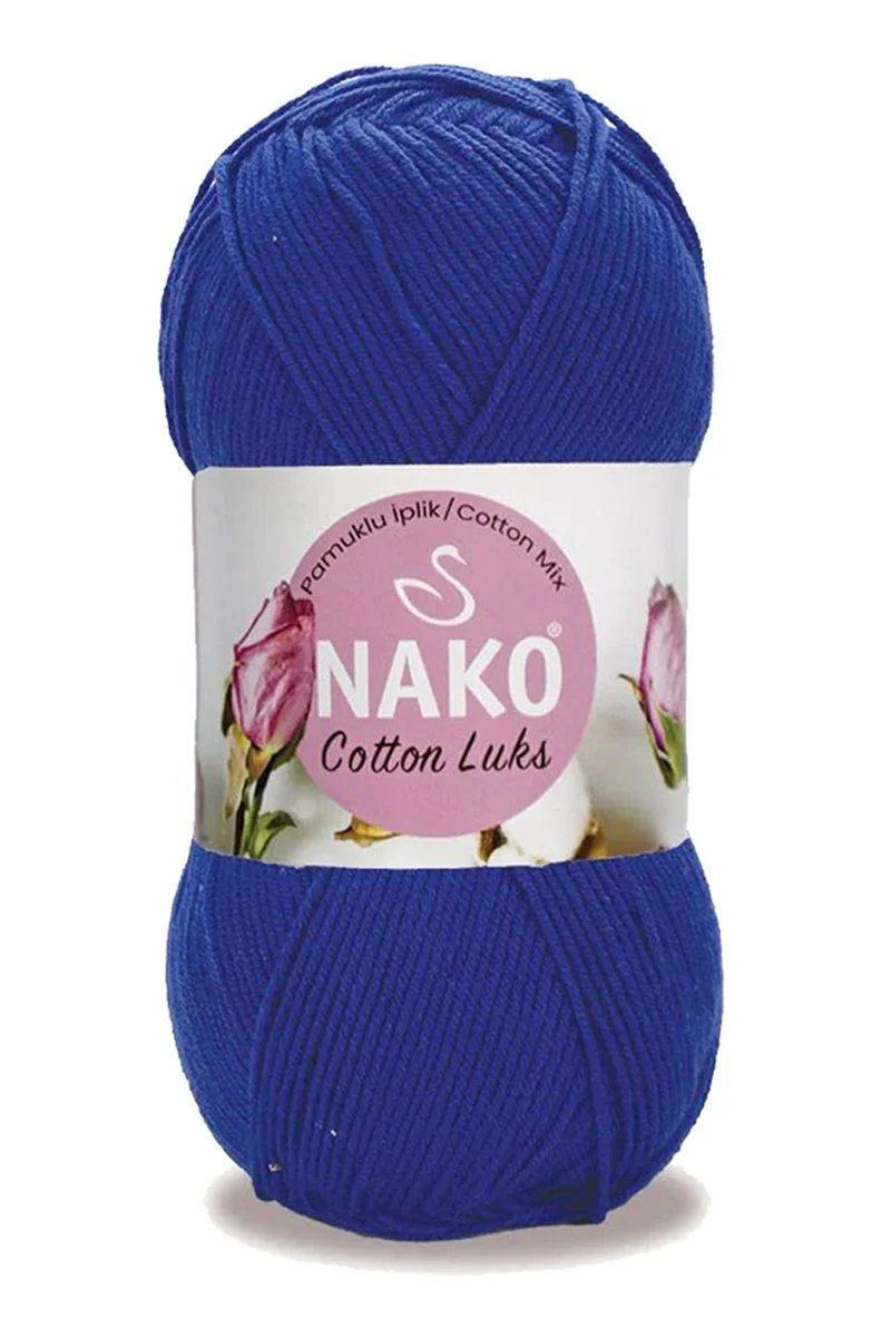 Cotton Lüks İpi Yünü Saks Mavi - 5'li Paket %60 Pamuk %40 Akrilik Fiyatı, Yorumları ve Özellikleri