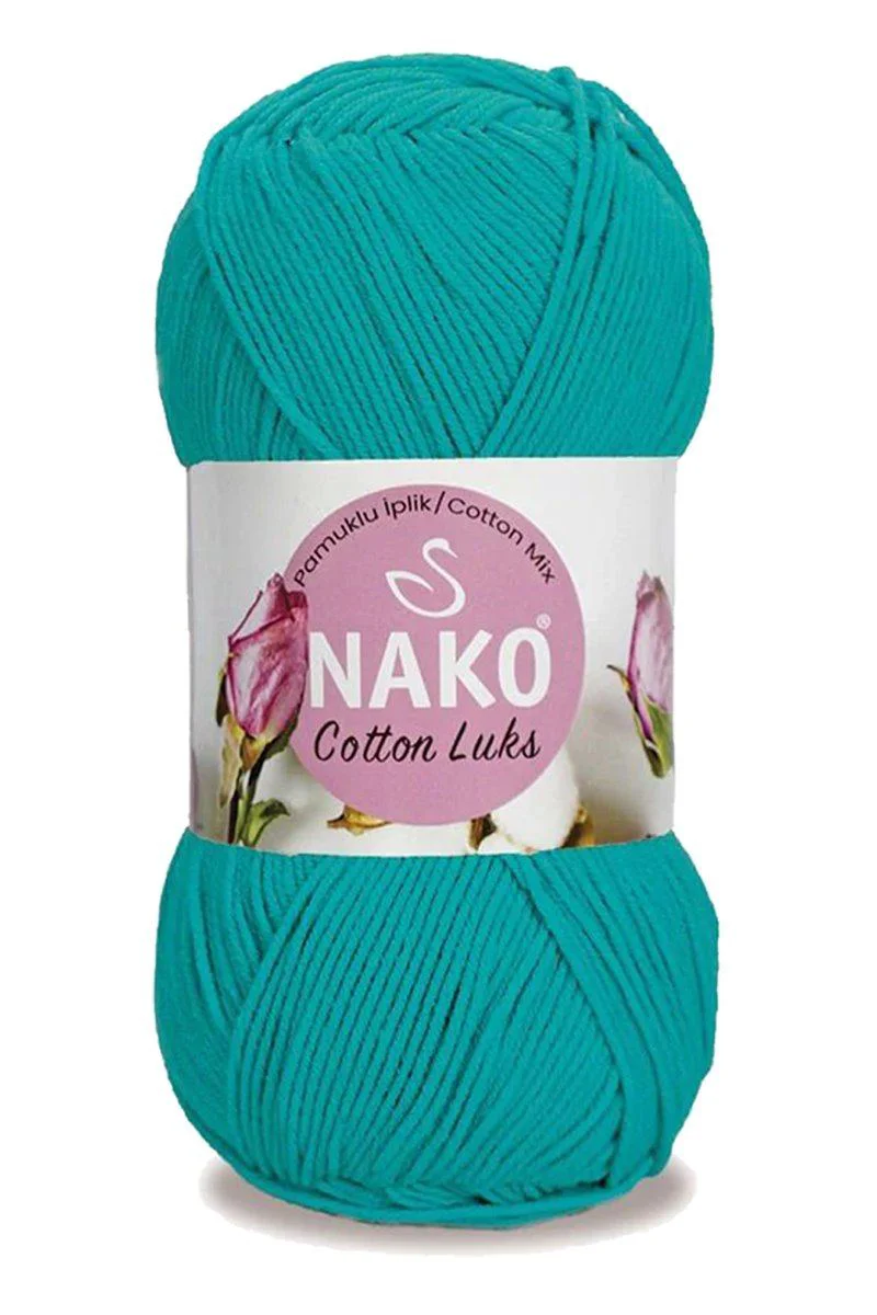 Cotton Lüks İplik 5'li Paket - Koyu Turkuaz 330mt, %60 Pamuk %40 Akrilik Fiyatı, Yorumları ve Özellikleri