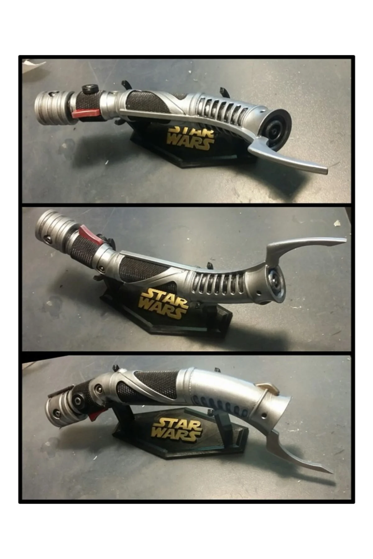 Count Dooku'nun Işın Kılıcı Kabzası Star Wars (standlı