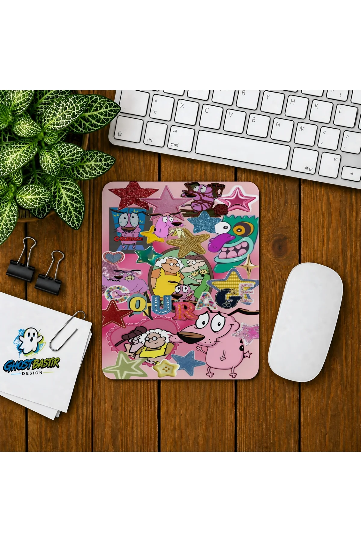 Courage Baskılı Oyuncu Mousepad 055