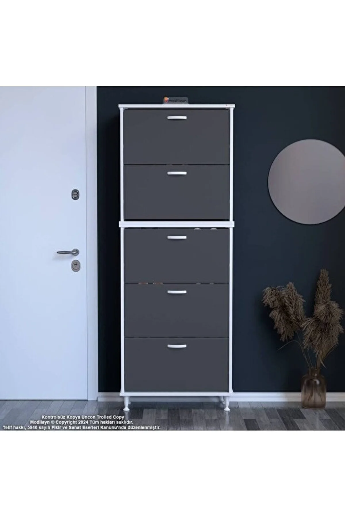 Cover 72 Cm Ayakkabılık Dış Kapı/Koridor/Giyim Odası Uygun Antres