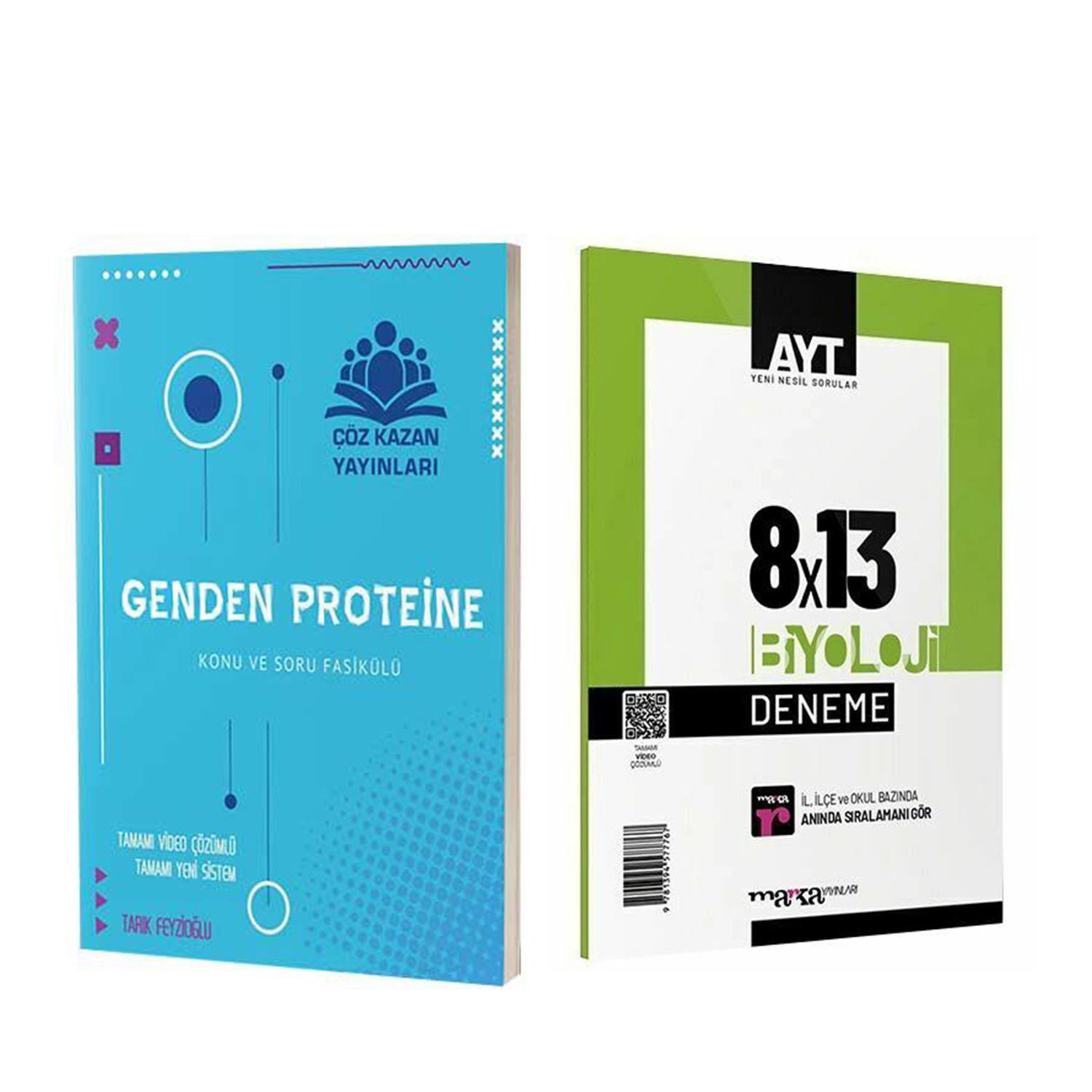 Çöz Kazan AYT Genden Proteine Biyoloji ve Marka Deneme Seti 2 Kit