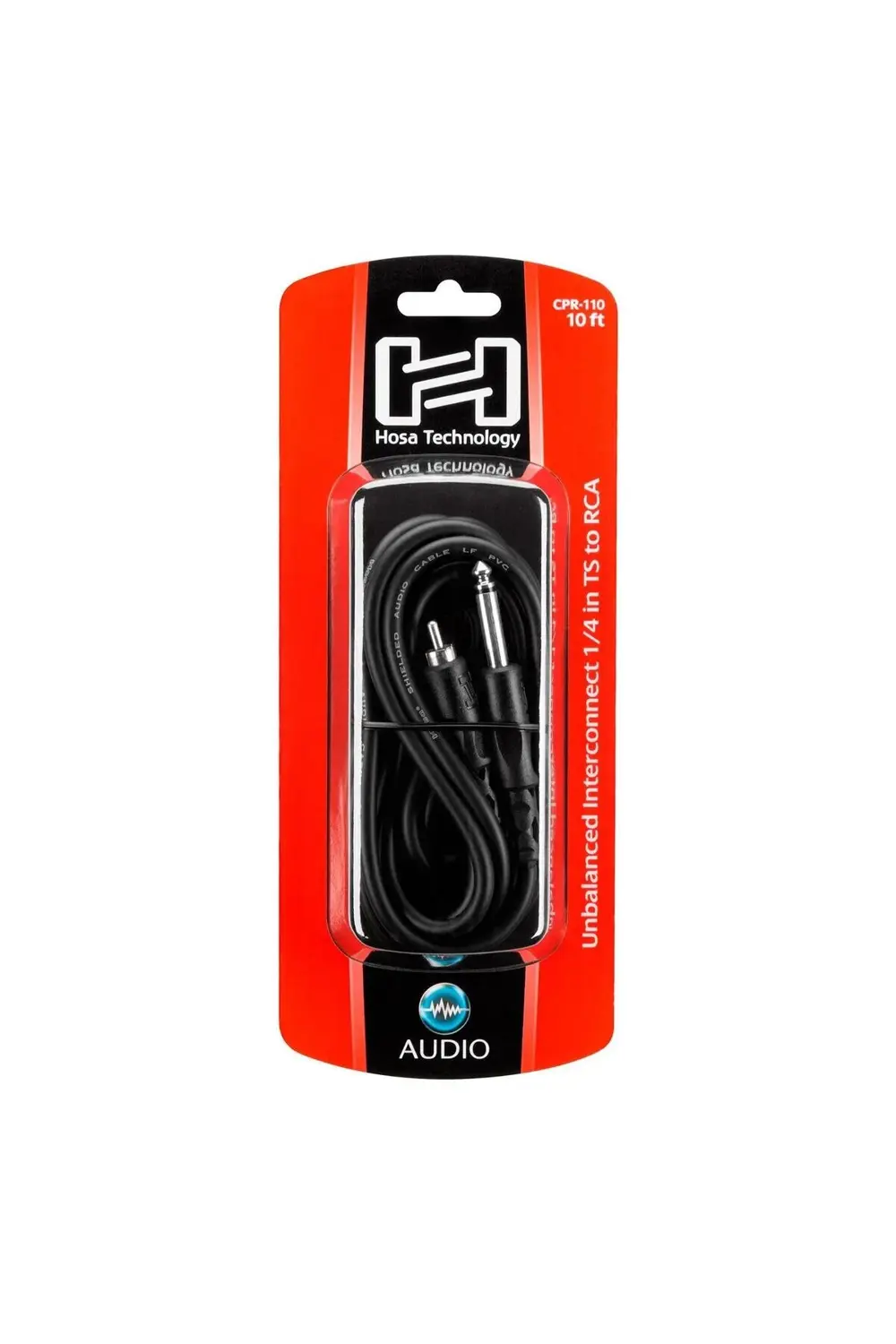 CPR-110 1/4 inç TS (M) - RCA (M) Balanssız kablo 3 mt.