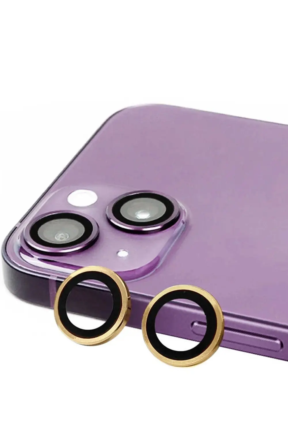 CPT83 iPhone 15 Raze Metal Kamera Lens - Sarı