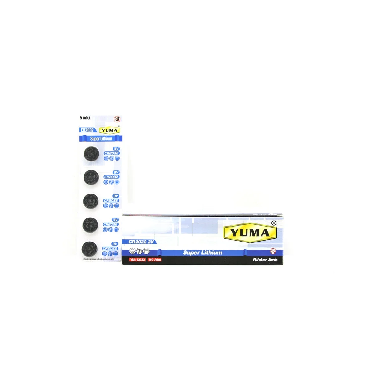 Cr-2032 Para Pil Lityum 3v 5li Kart Ym-92032 Bx40 Fiyatı, Yorumları ve Özellikleri
