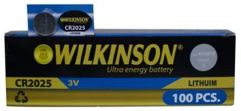 CR2025   Wilkinson 3V Lithıum Para Pil