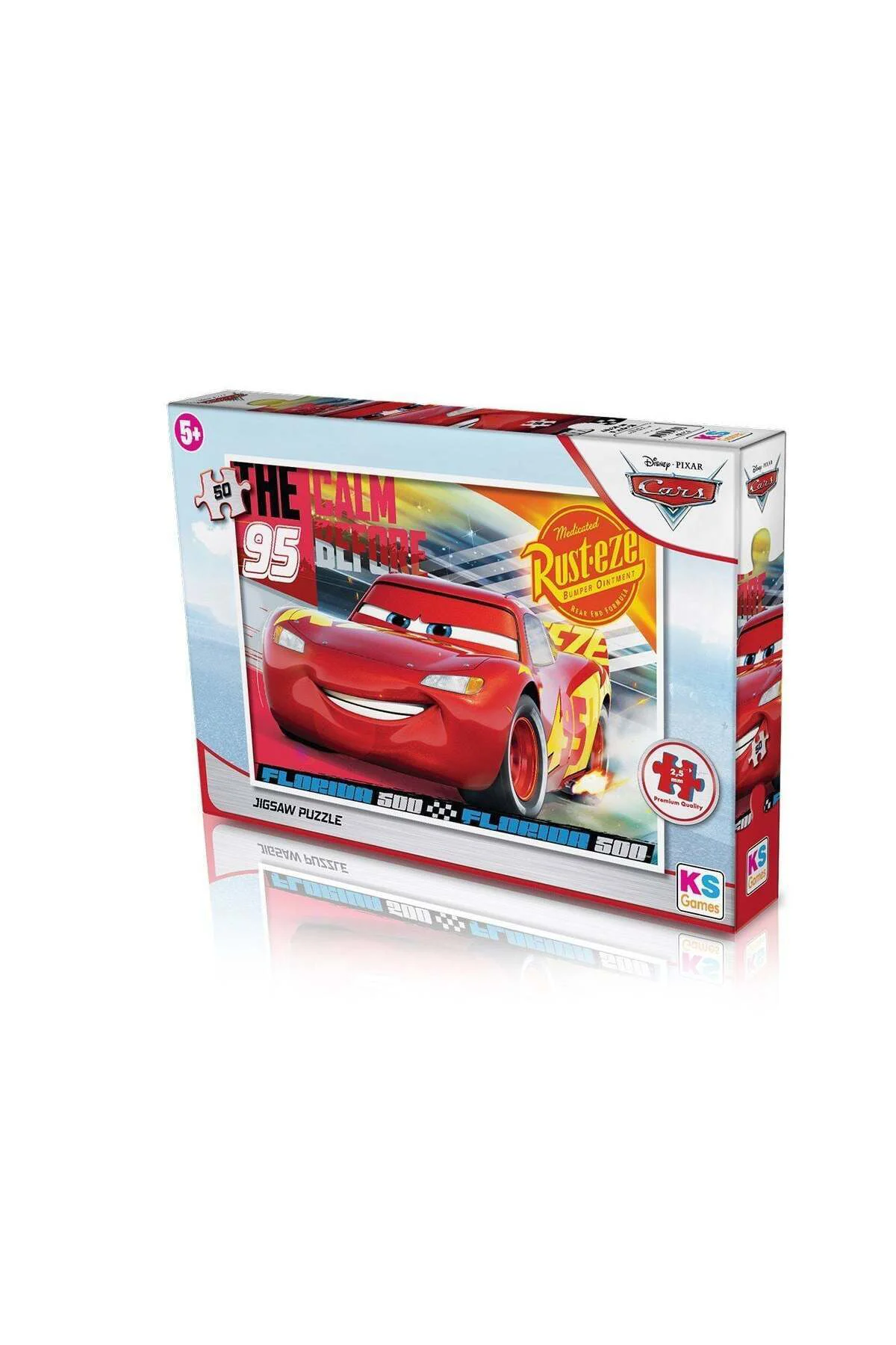 Cr709 Cars 50 Parça Çocuk Puzzle-Ks Puzzle