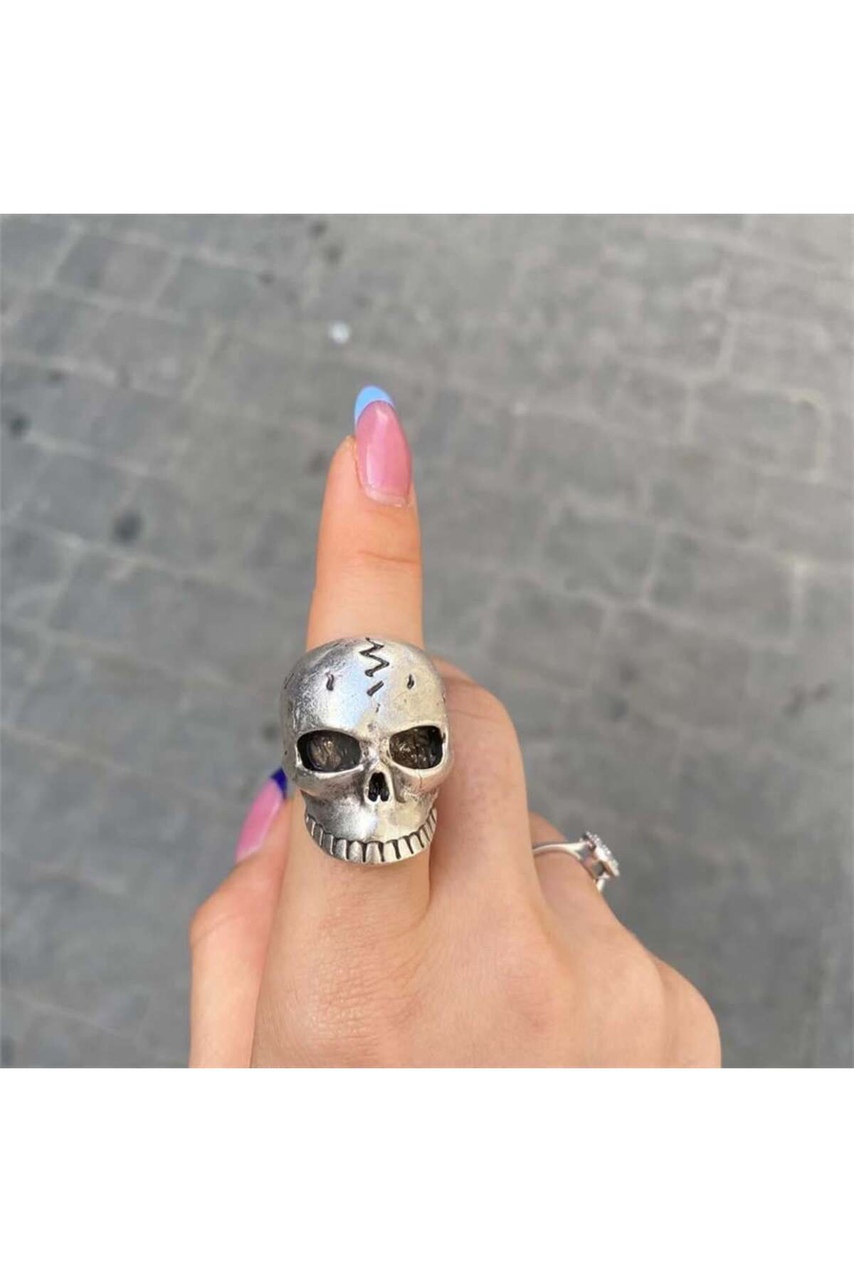 Crack Skull Yüzük