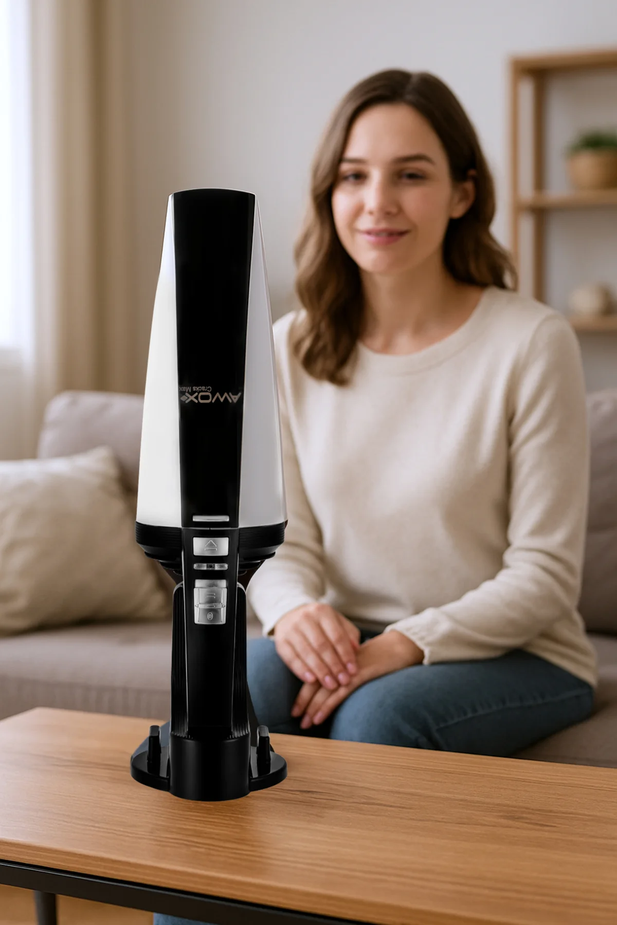 Cracks Max Şarjlı EL süpürgesi Dikey Ev ve Araç Süpürgesi Şık Tas