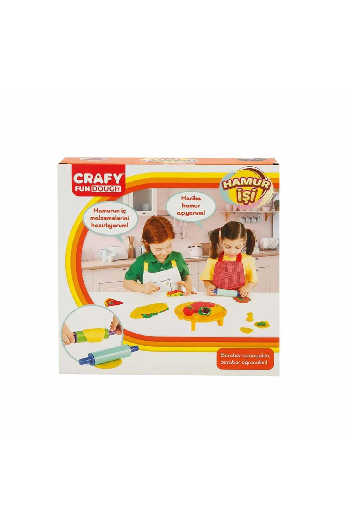 Crafy Hamur İşi Oyun Hamuru Seti 200 g 6 Parça