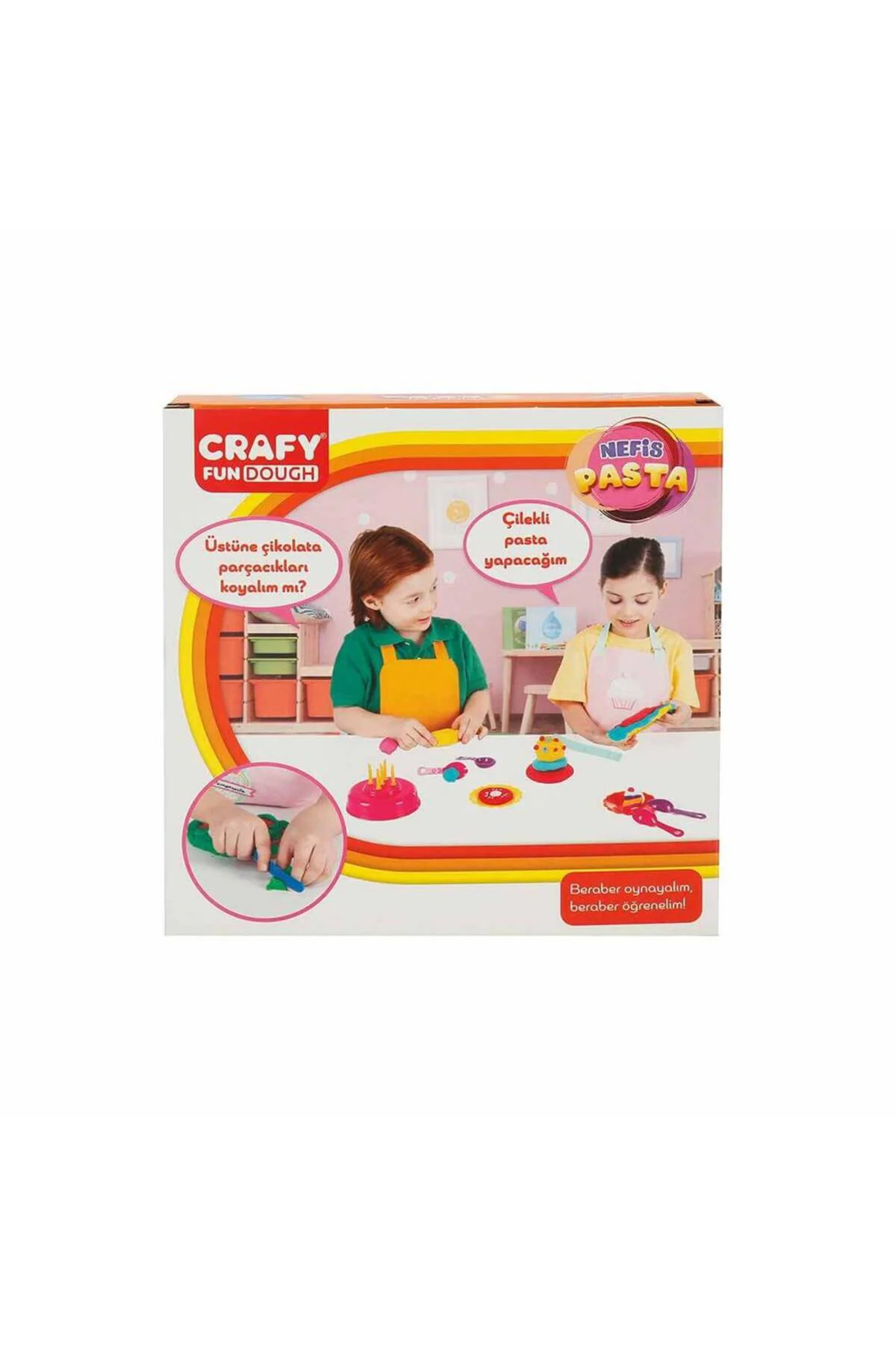 Crafy Nefis Pasta Oyun Hamur Seti 200 g 17 Parça