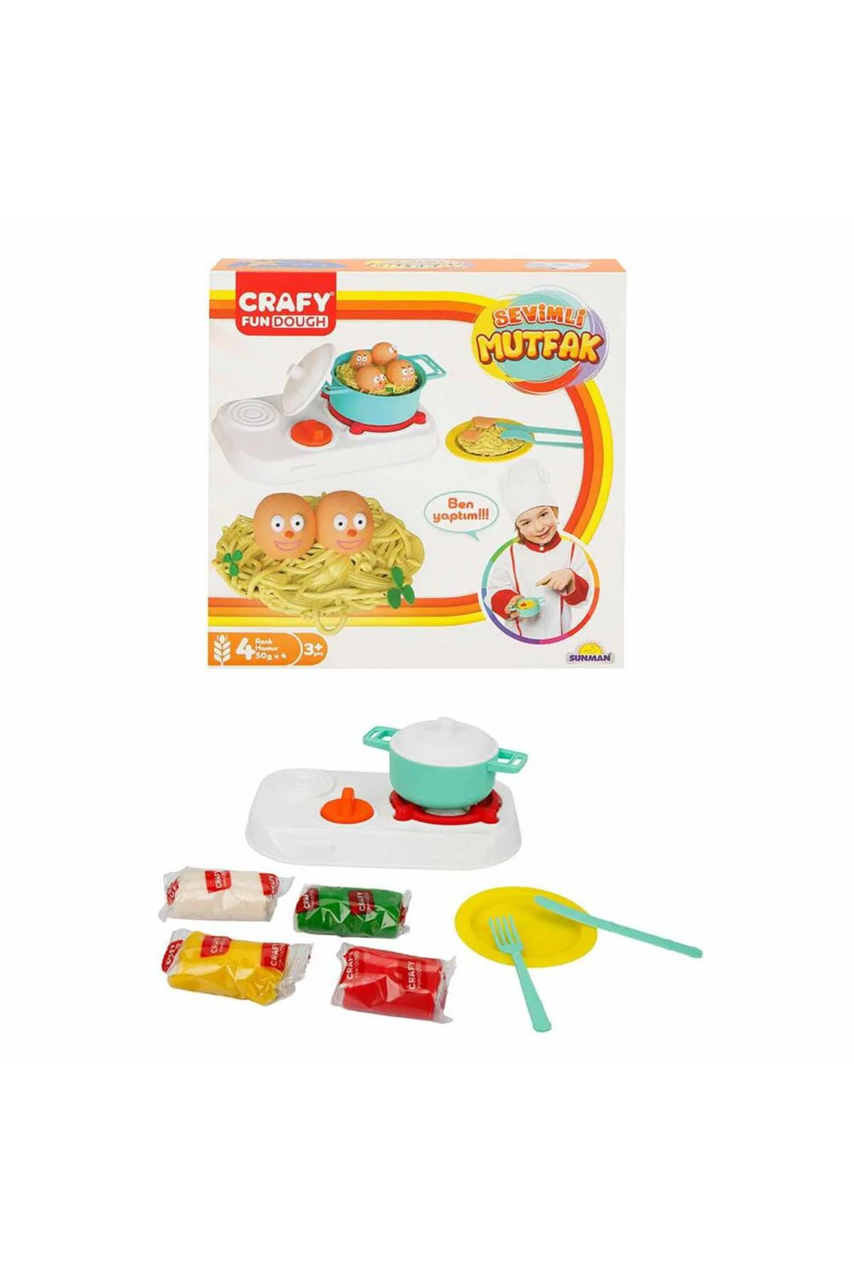 Crafy Sevimli Mutfak 200 g 10 Parça