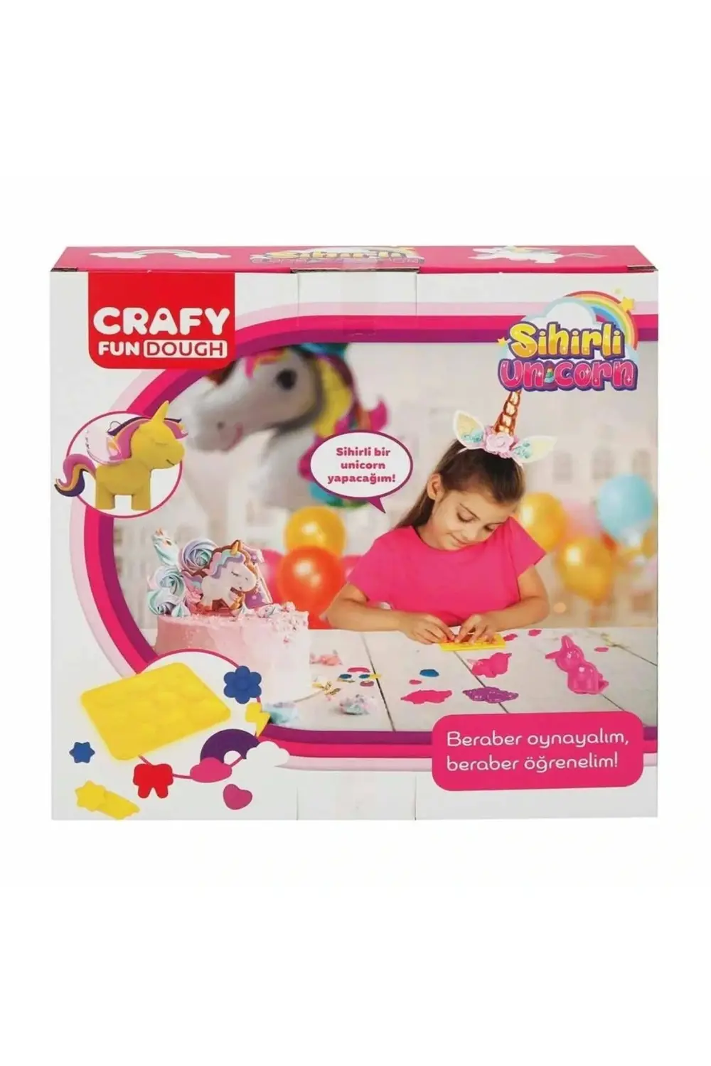 Crafy Sihirli Unicorn Oyun Hamuru Seti 11 Parça