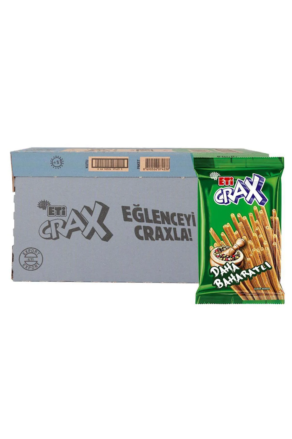 Crax Çubuk Kraker Baharatlı 50 g x 20 Adet