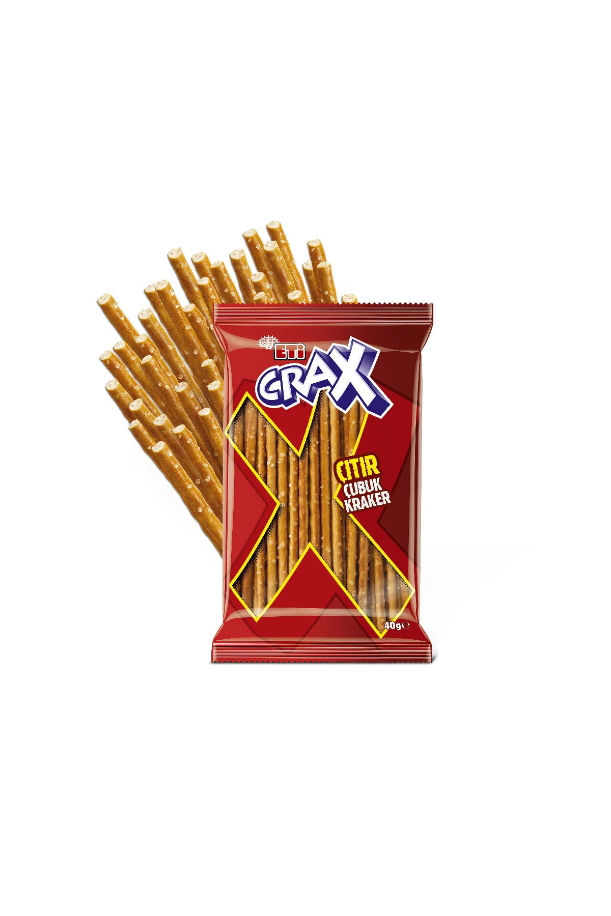 Crax Sade Çubuk Kraker 40 g x 34 Adet