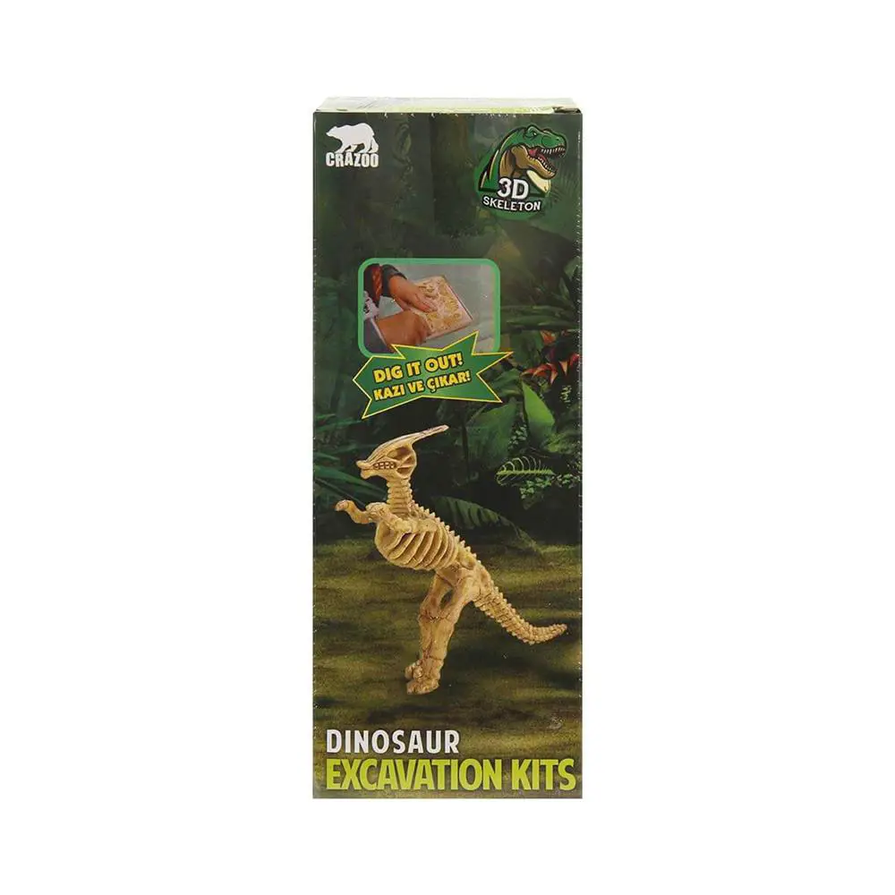 Crazoo Dinozor Figürlü 3D Kazı Seti Crazoo Dinozor Figürlü 3D Kazı Seti