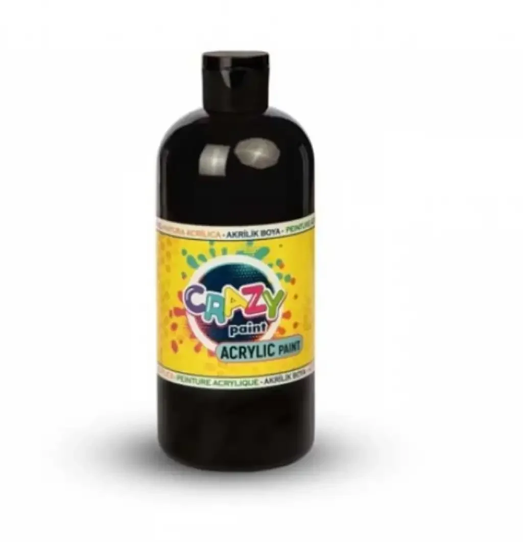 Crazy Akrilik Paint Siyah 550 GR 2708