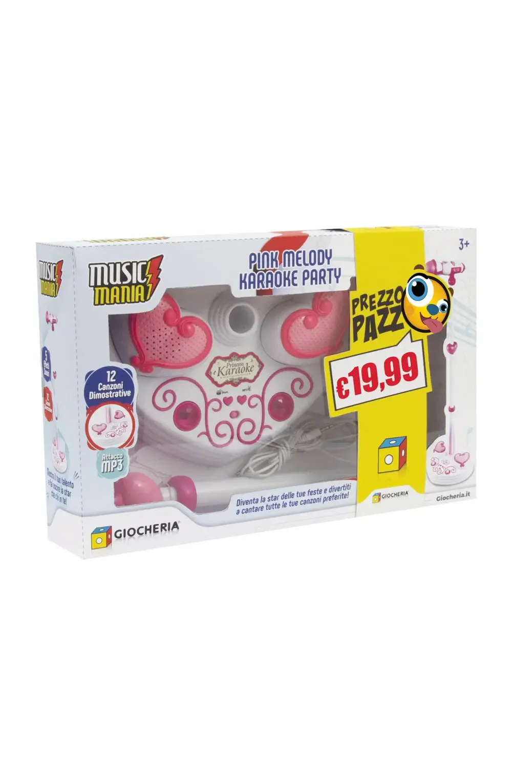 Crazy Price Karaoke Mikrofonu Ayaklı Pembe Crazy Price Karaoke Mikrofonu Ayaklı Pembe