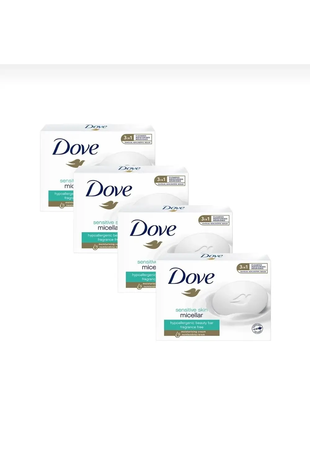 Cream Bar Sensitive Skin Sabun 90gr - 4 Adet