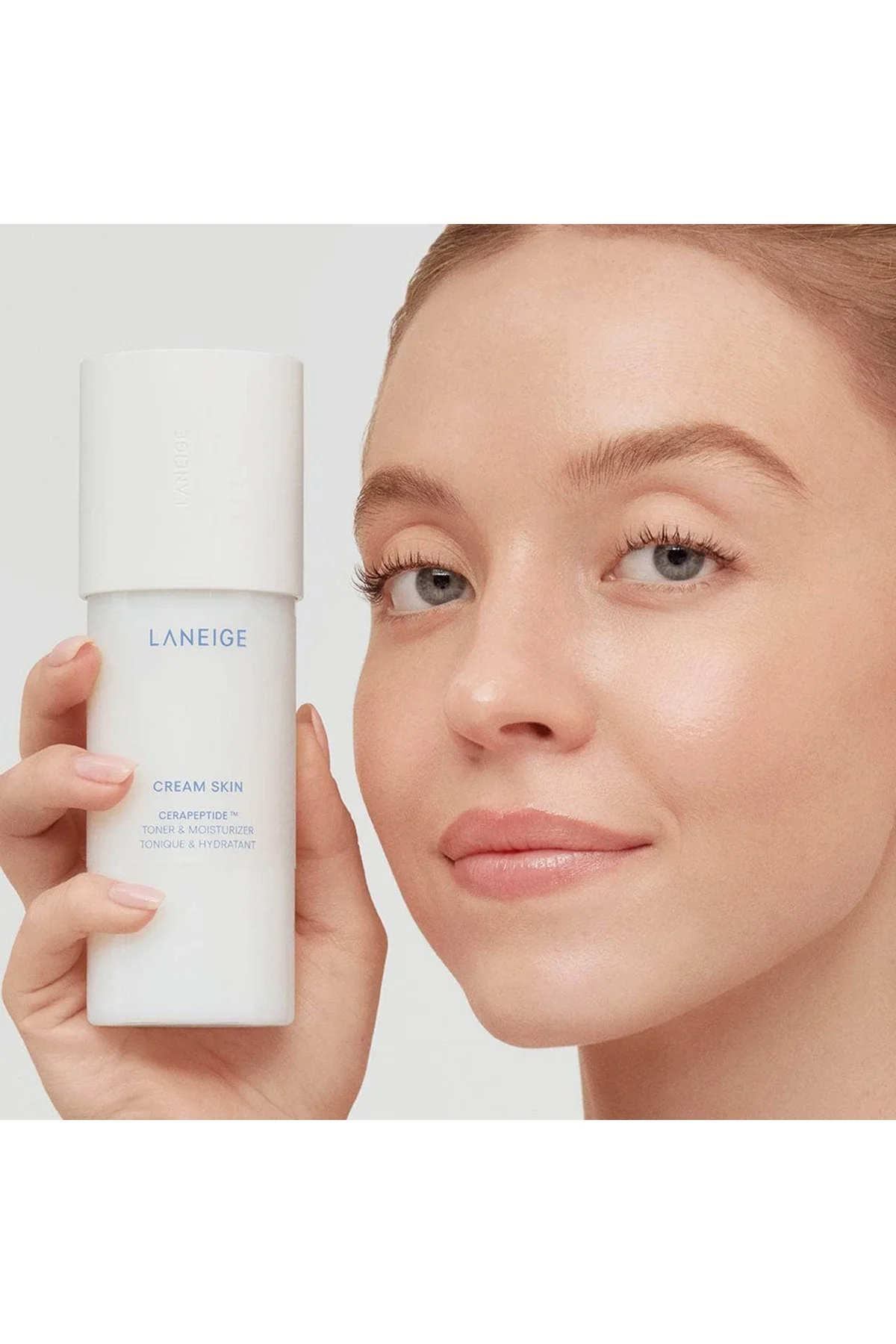 Cream Skin Refillable Toner & Moisturizer with Ceramides and Pept