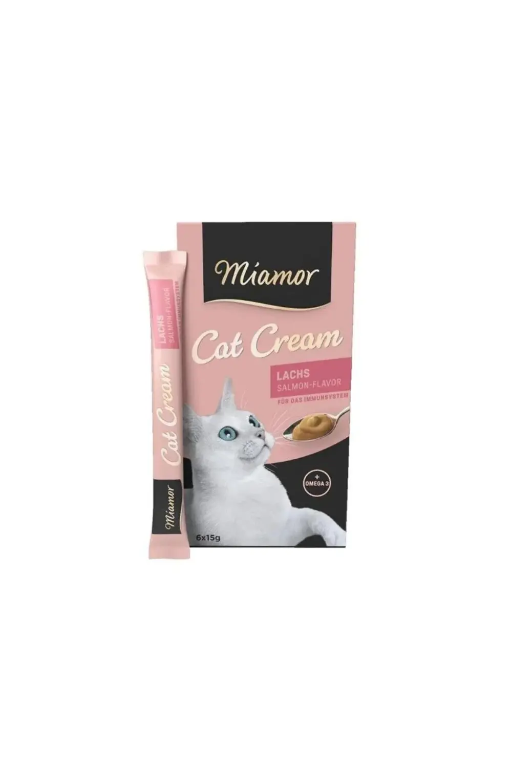 Cream Somonlu Yetişkin Kediler Için Ödül Maması 6x15 gr