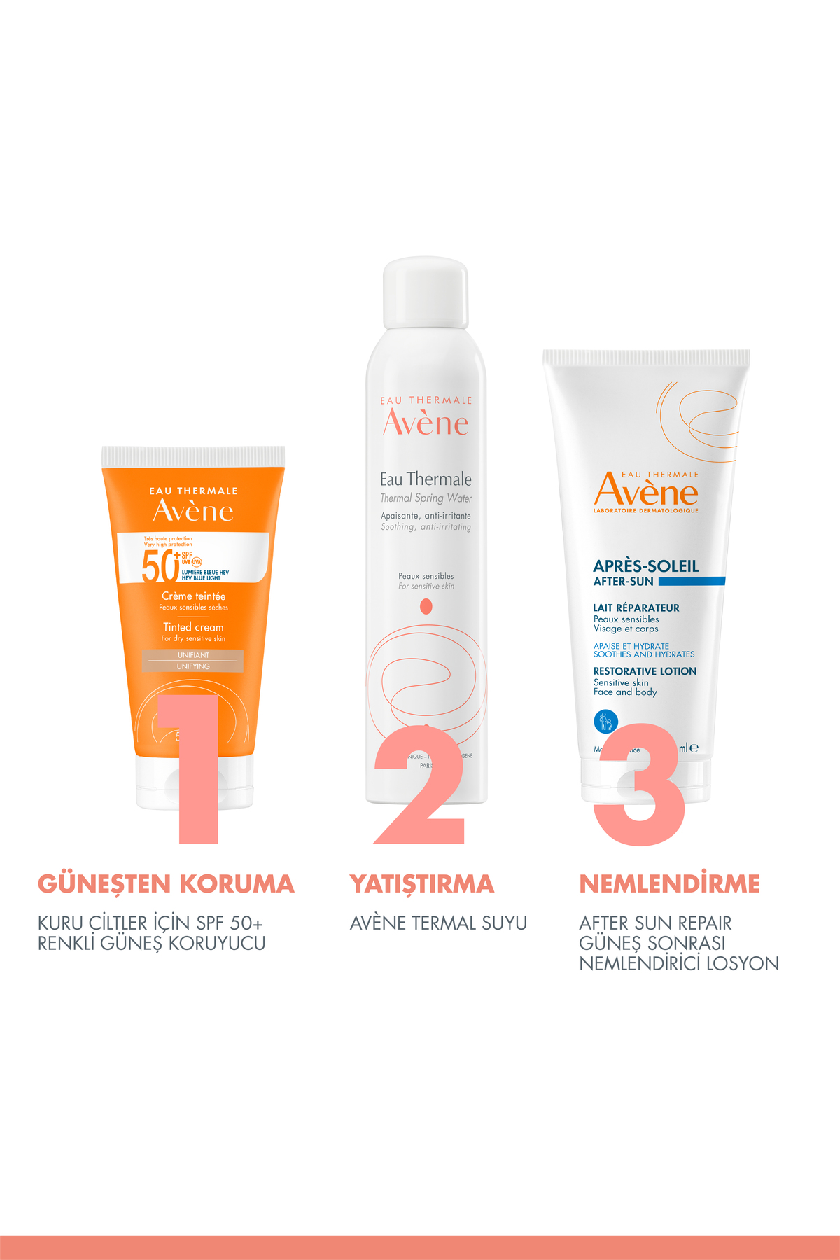 Avene Cream Spf 50+ Kuru Ciltler İçin Yüksek Korumalı Renkli Güneş Krem