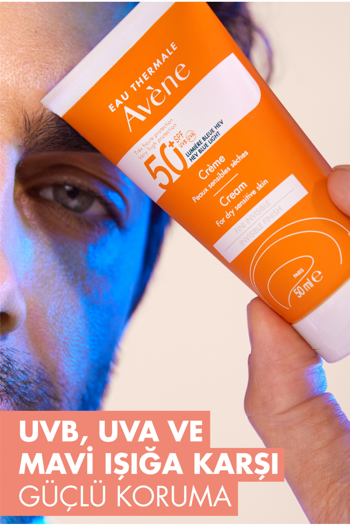 Avene Cream Spf50+ Kuru Ciltler İçin Nemlendirici Güneş Kremi 50 Ml