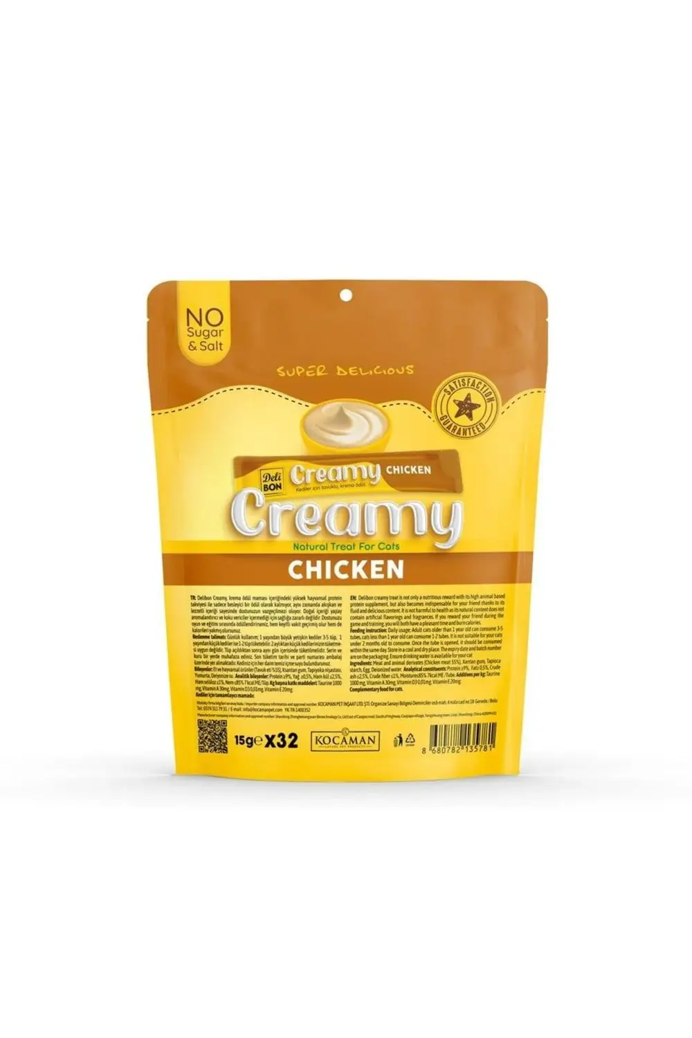 Creamy Ödül Maması Tavuklu 15gr 32li Paket