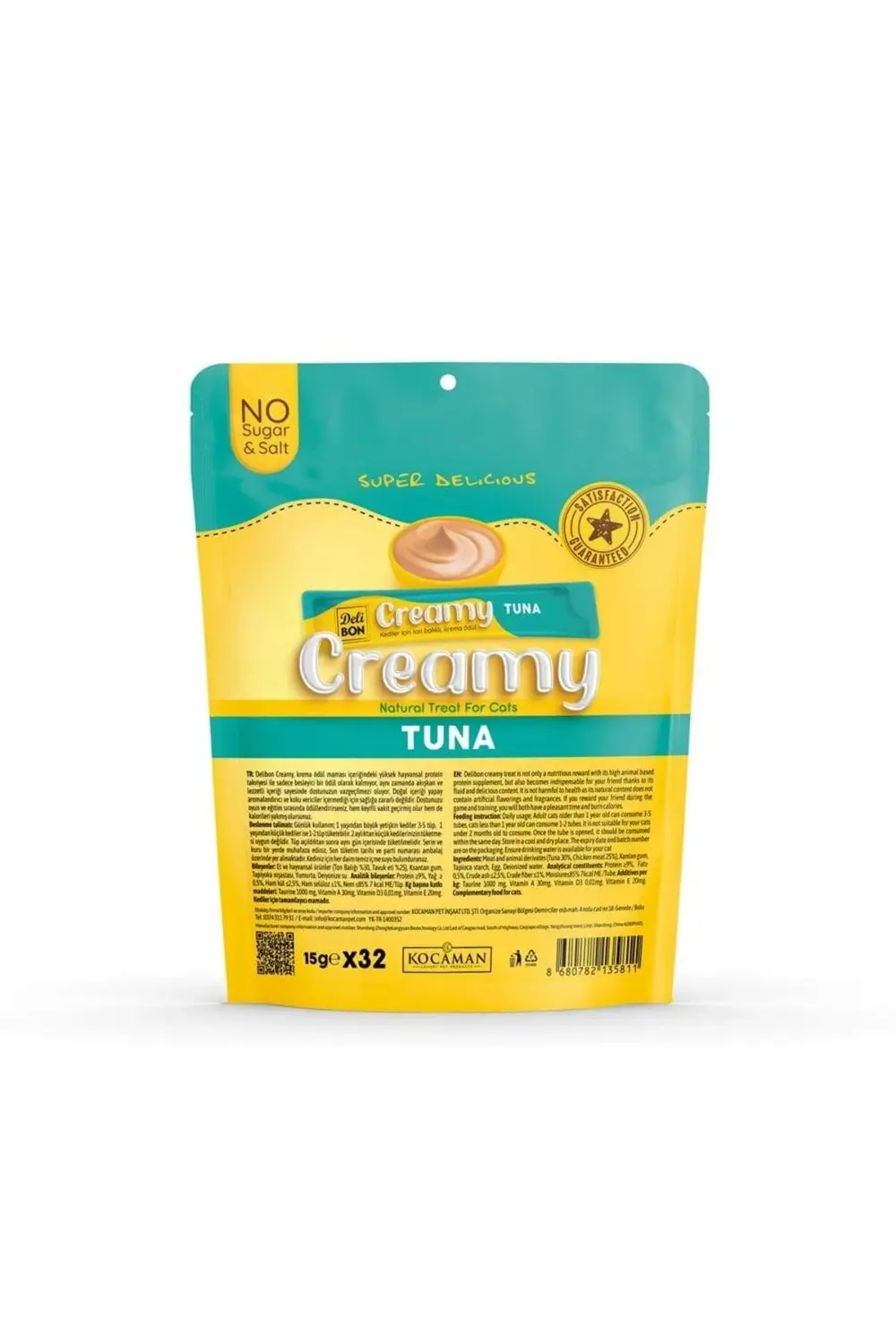 Creamy Ödül Maması Ton Balıklı 15gr 32li Paket