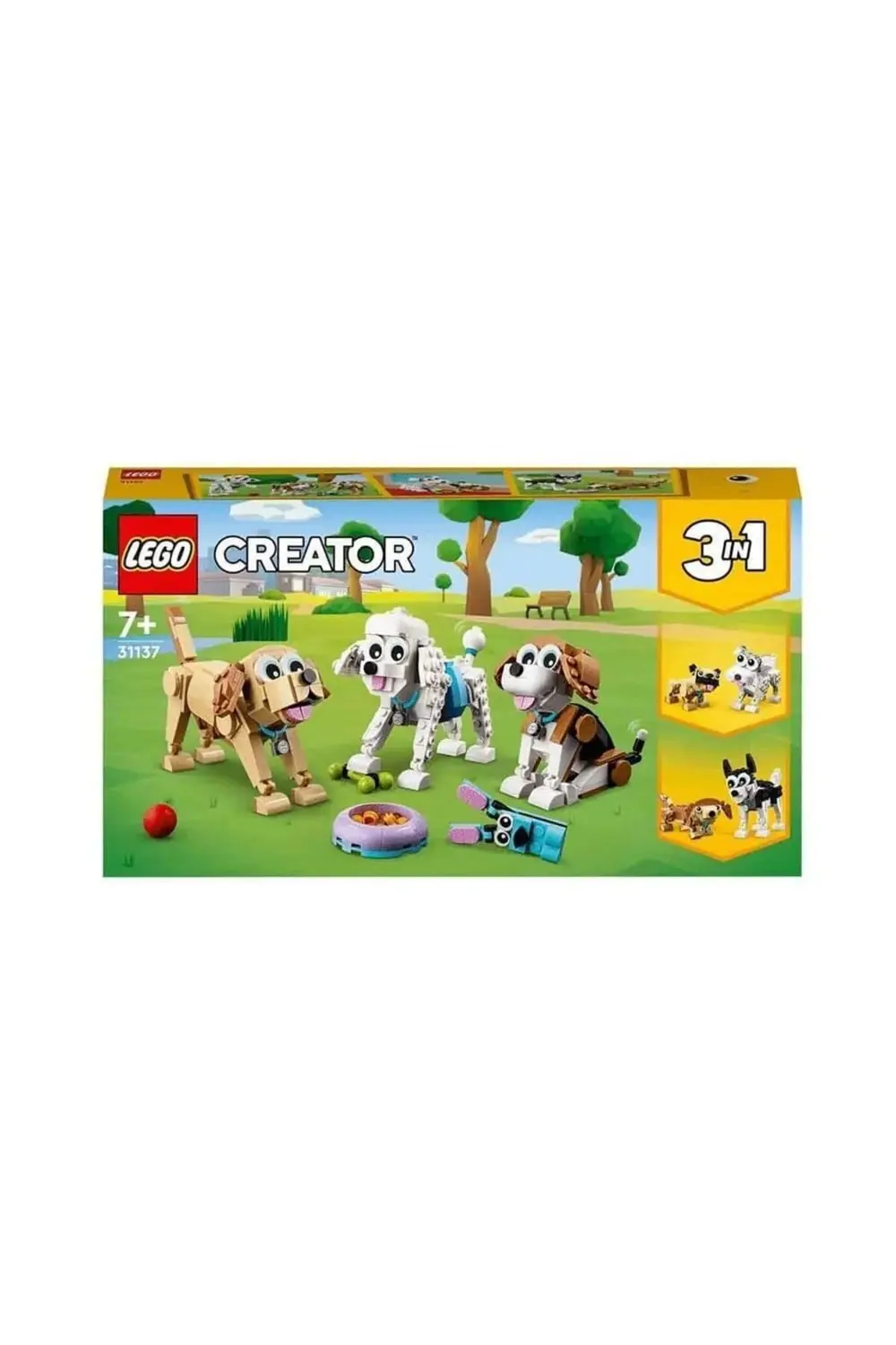 Creator 3in1 Sevimli Köpekler Seti - 475 Parça