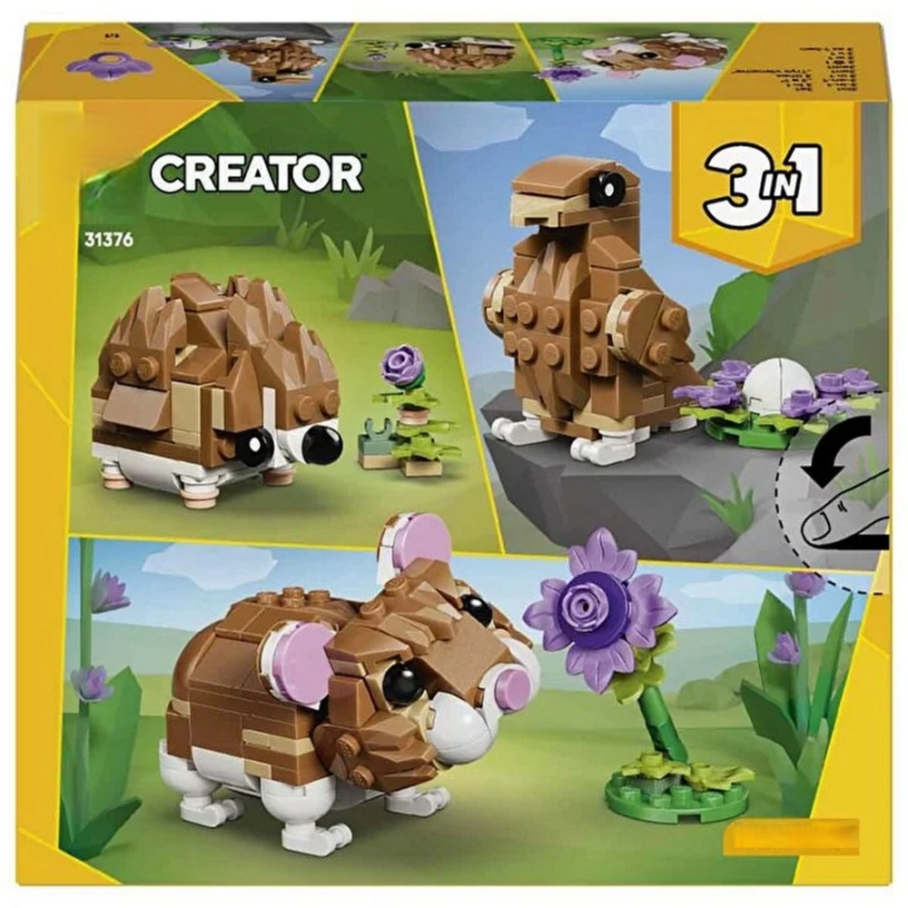 Creator 3’ü 1 Arada Sevimli Hamster ile Çiçek 31376 Creator 3’ü 1 Arada Sevimli Hamster ile Çiçek 31376