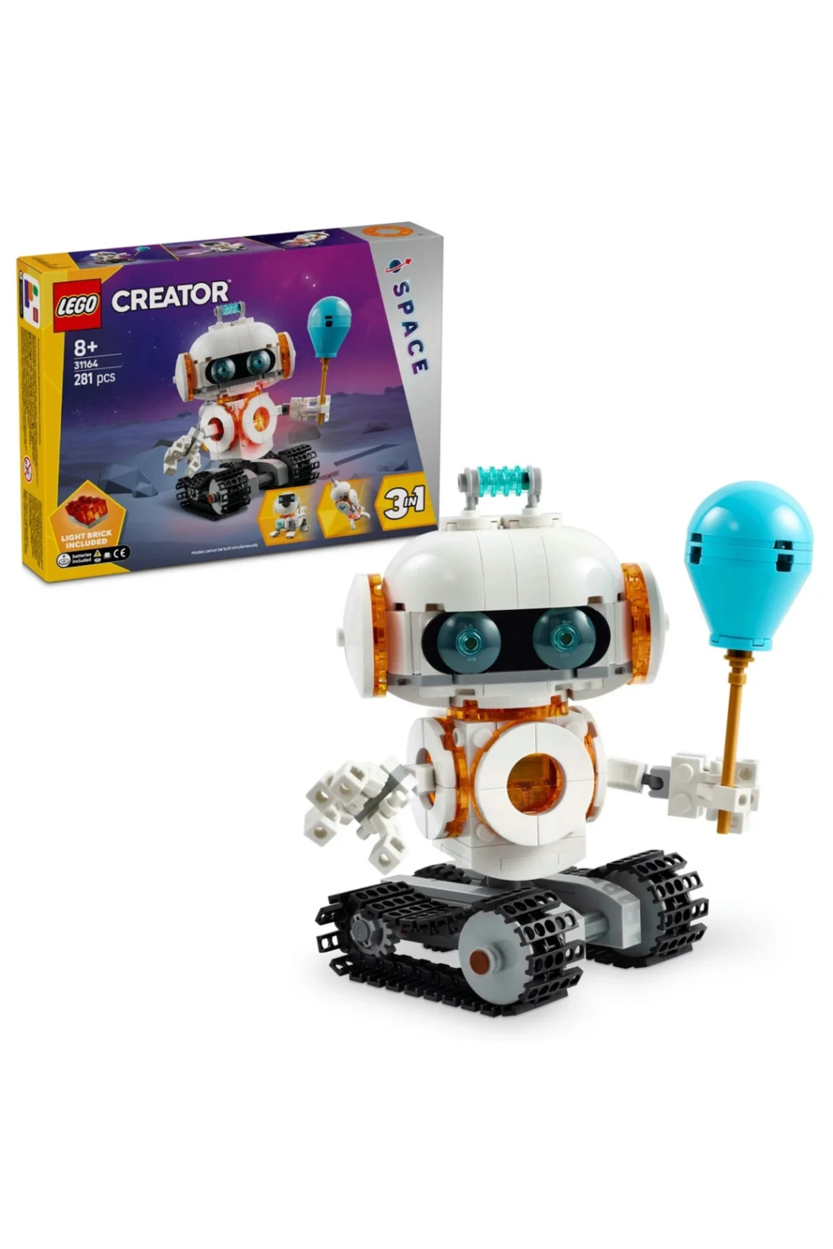 Creator 3'ü 1 Arada Uzay Robotu Bilim Oyun Seti 31164