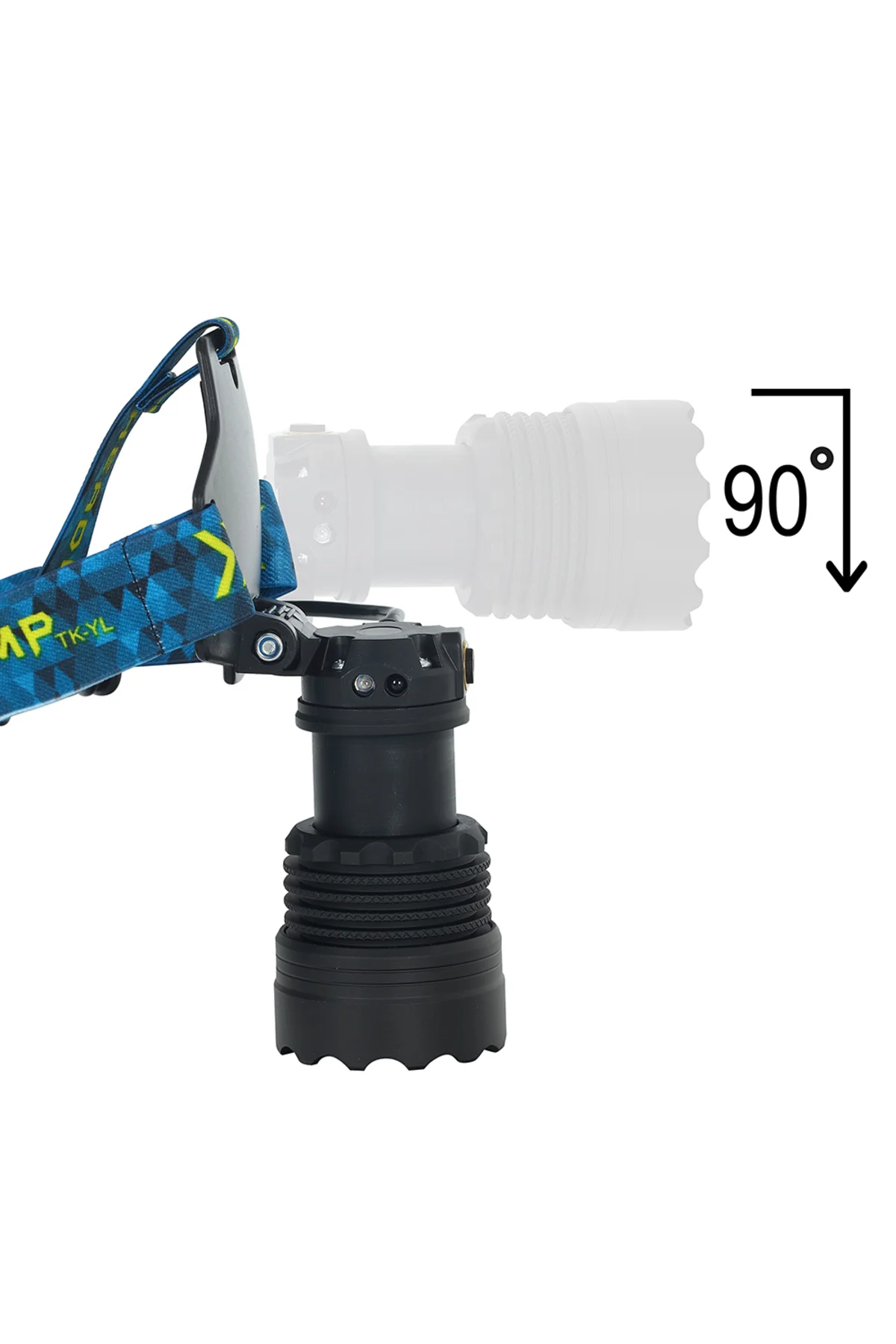 CREE P360 - 12,000 LÜMEN ŞARJLI KAFA LAMBASI WATTON WT-627 Siyah