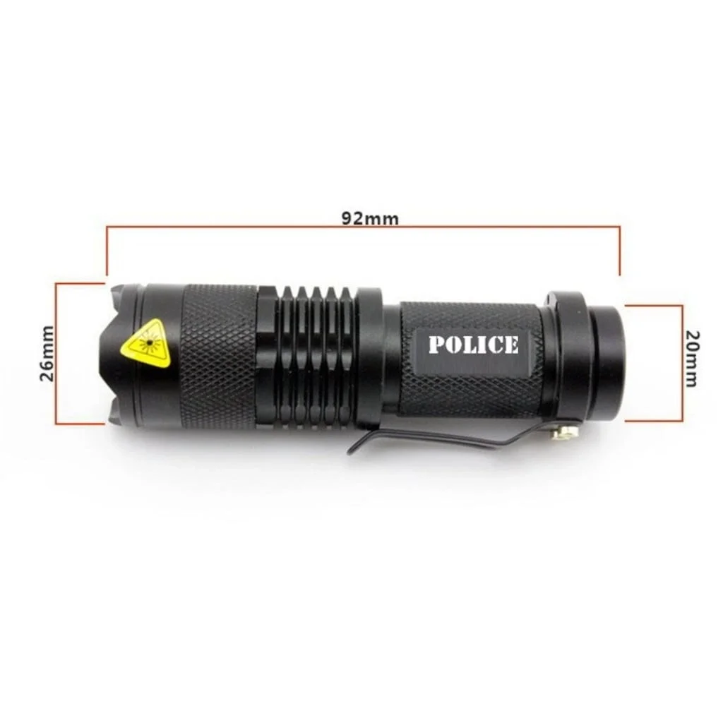 Cree Q5 Led Zoomlu Pilli Mini Feneri 14500 Pil İle Çalışma Özelliği Fiyatı, Yorumları ve Özellikleri