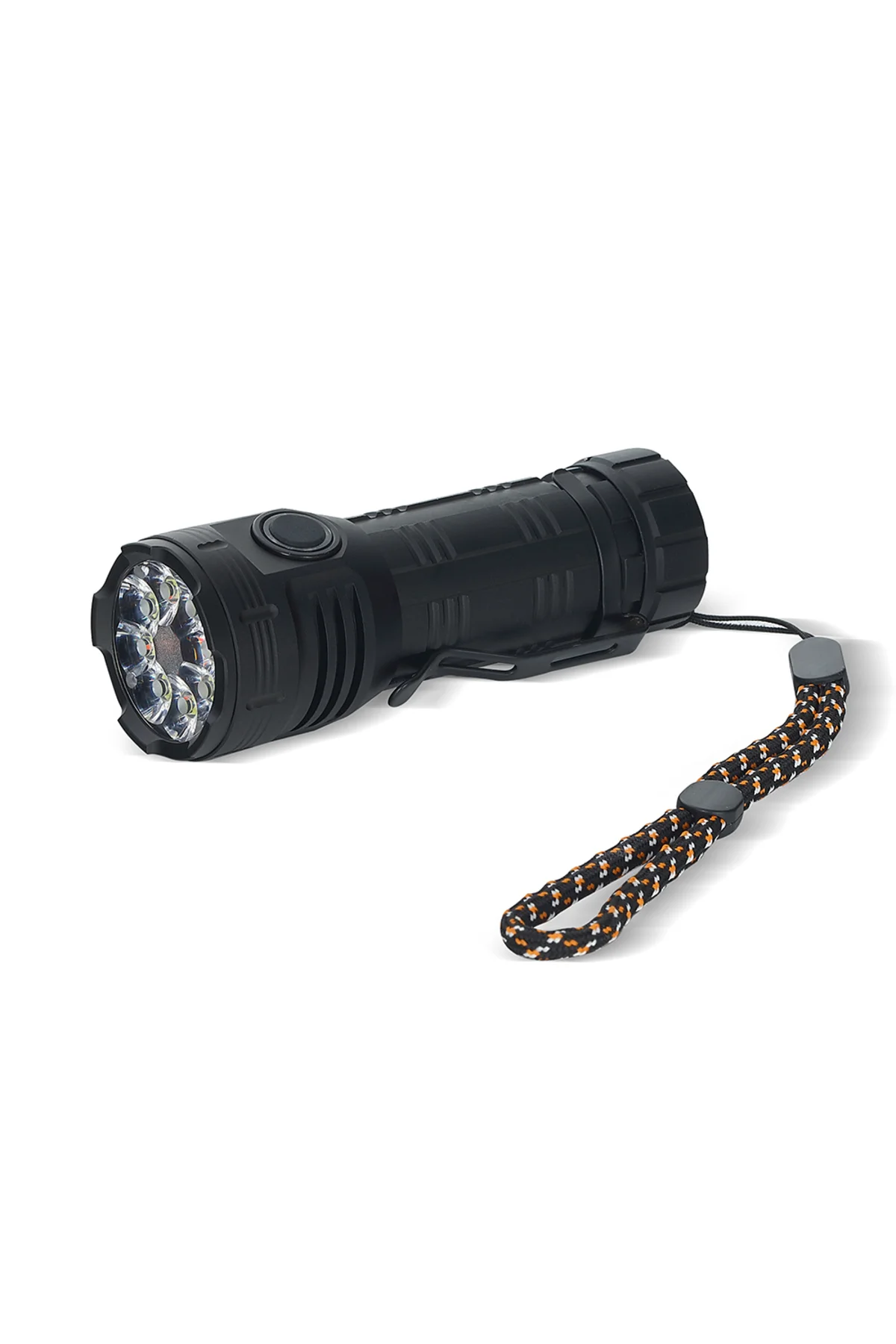 CREE Q8- XPG 8+1 LED ŞARJLI EL FENERİ WATTON WT-623 Siyah