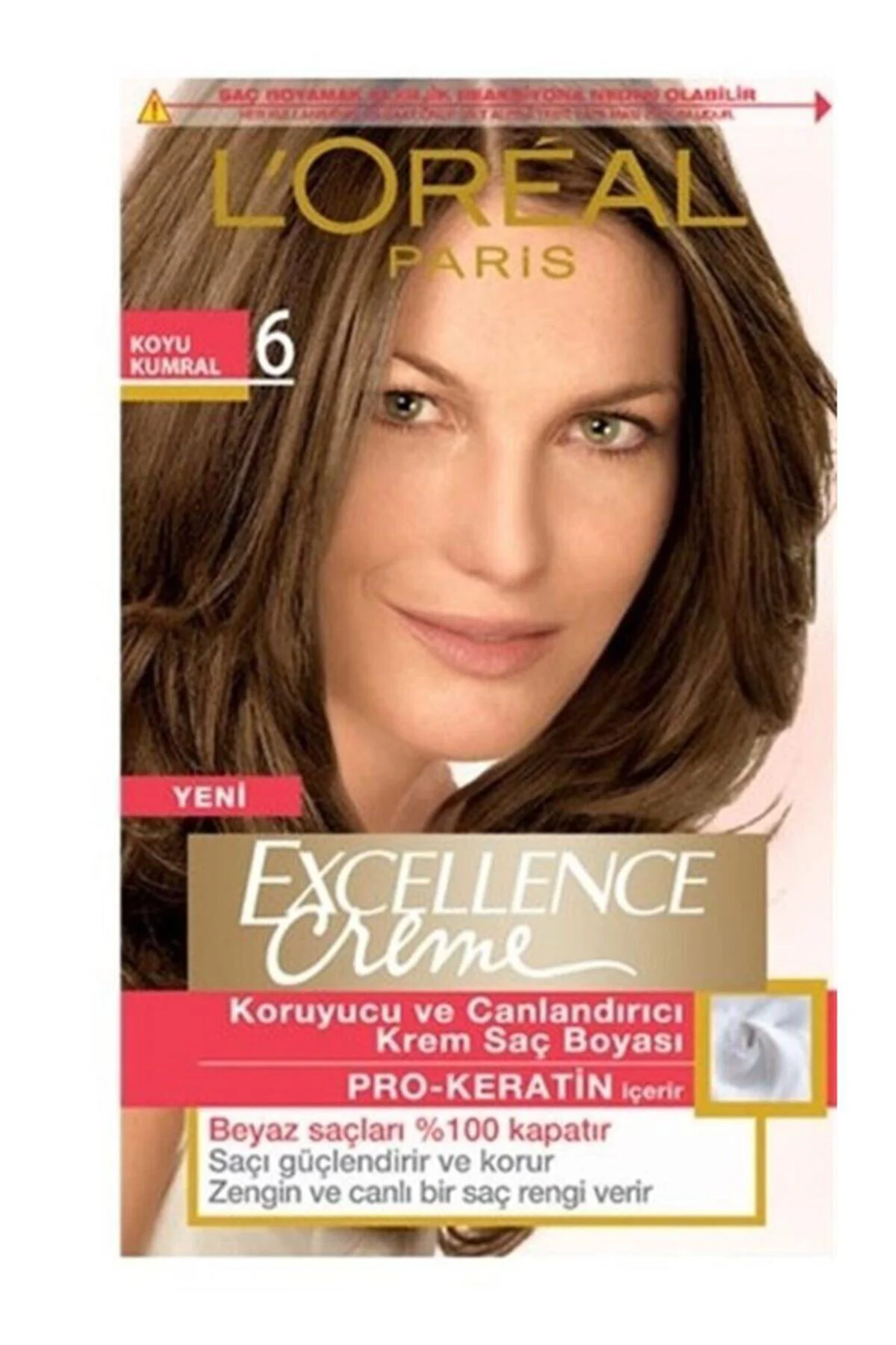Creme Sac Boyası 6 Açık Kahve