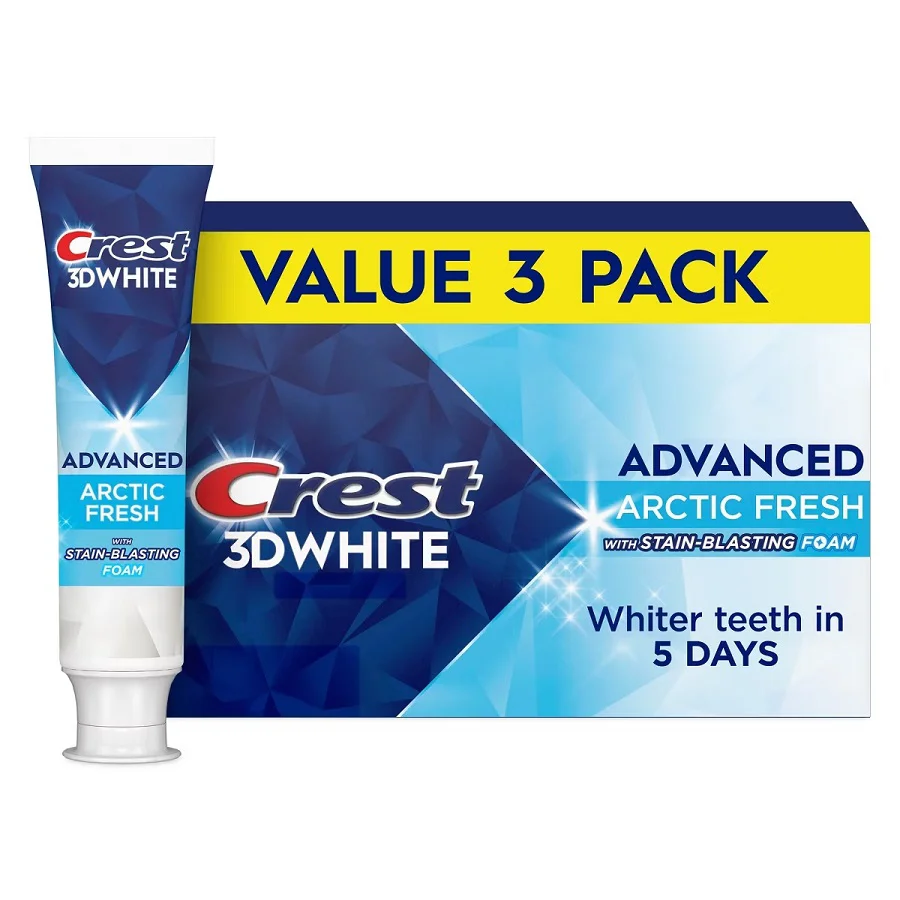 Crest 3D White Advanced Teeth Whitening Toothpaste - Arctic Fresh 280gr Crest 3D White Advanced Teeth Whitening Toothpaste - Arctic Fresh 280gr