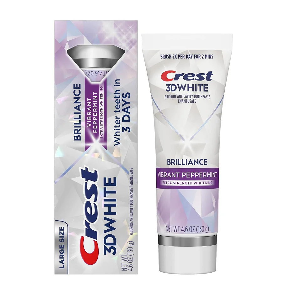Crest 3D White Brilliance Vibrant Peppermint Diş Macunu 130 gr Crest 3D White Brilliance Vibrant Peppermint Diş Macunu 130 gr