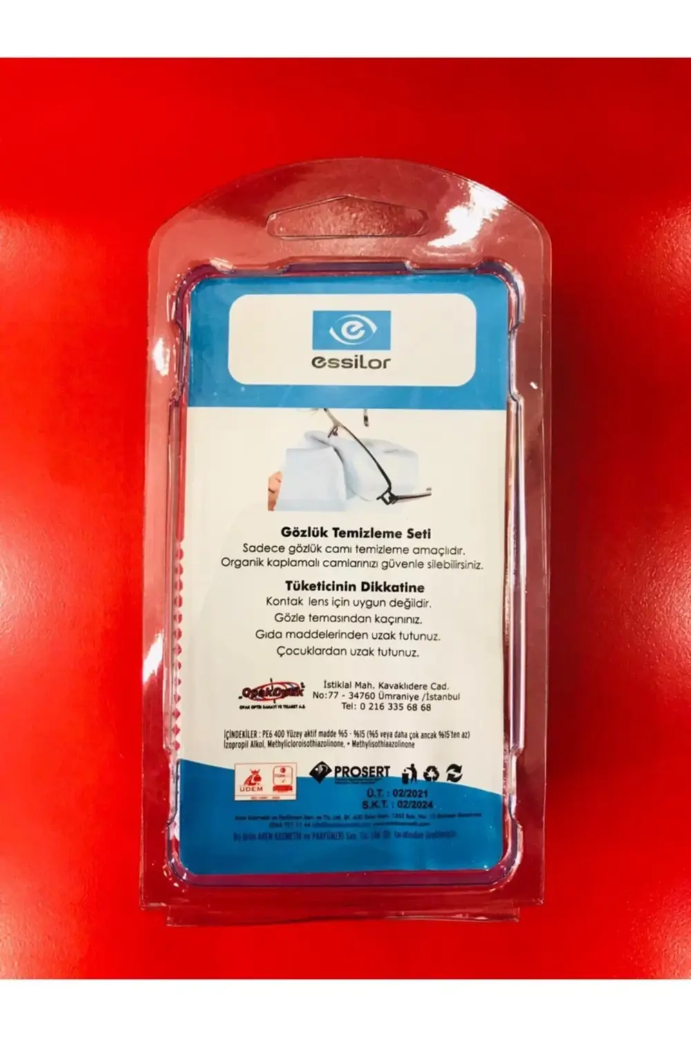 Crizal Gözlük Temizleme Spreyi Ve Ipek Bez Sprey Orjinal Tüm Caml