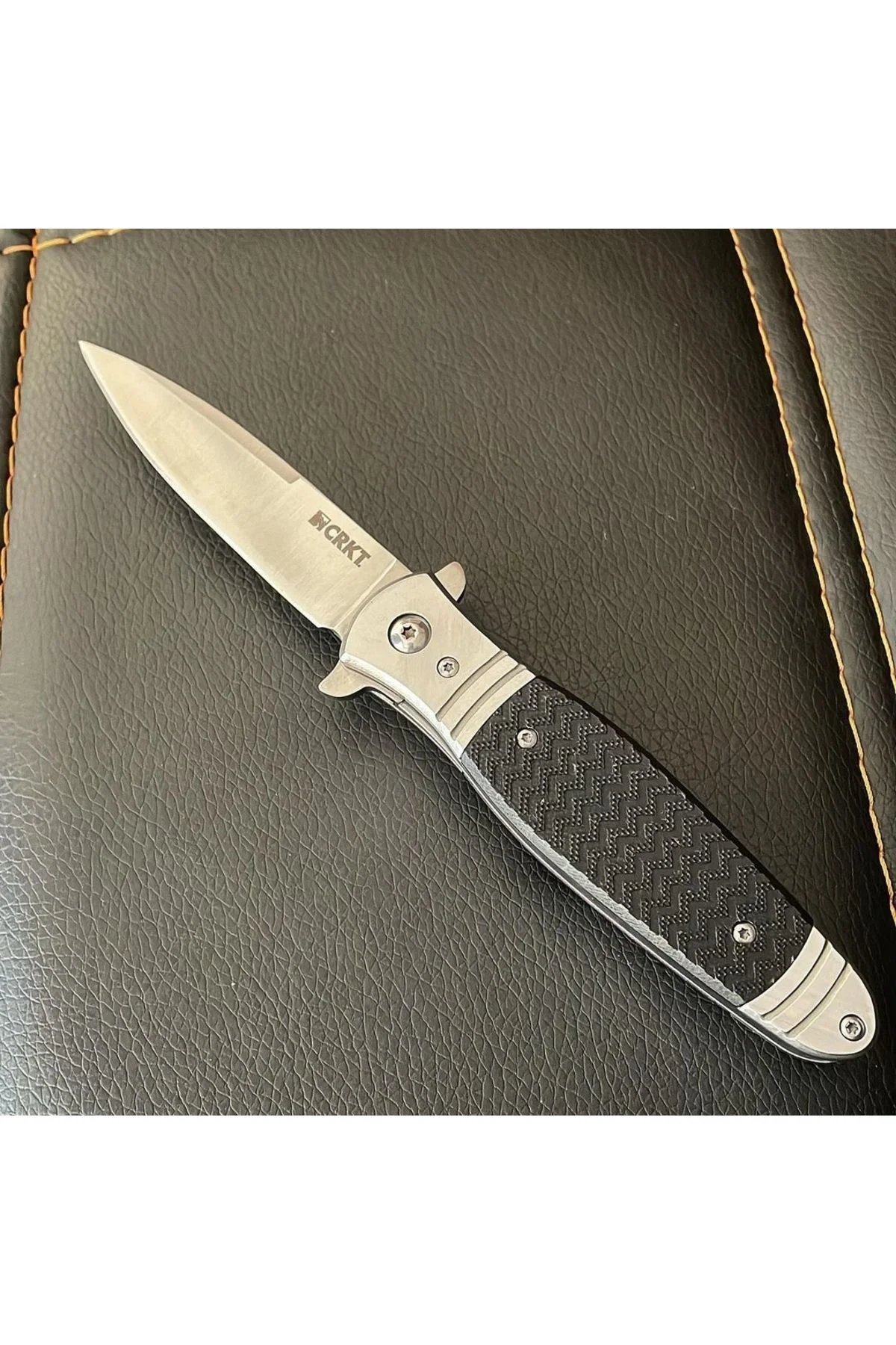 CRKT Bombastik Çakı Deri Kılıfı ile Birlikte