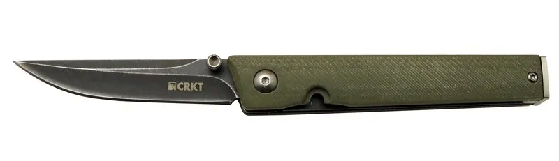 Crkt Ceo 7096 Grn Yeşil Kamp Çakı 18cm - Manuel, Kemerlikli, Kutu