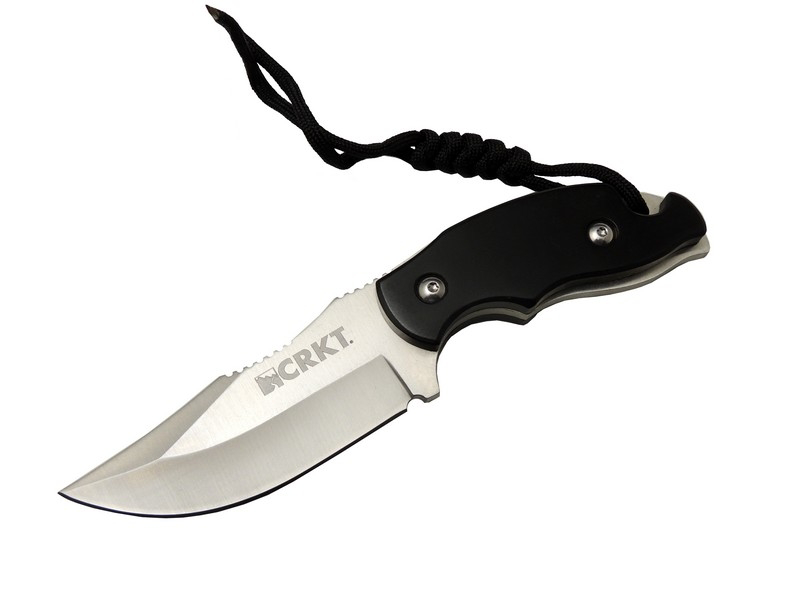 Crkt Civet 2805 WY Tırtıklı Kamp Bıçak 18 cm - Plastik Sap, Kılıf