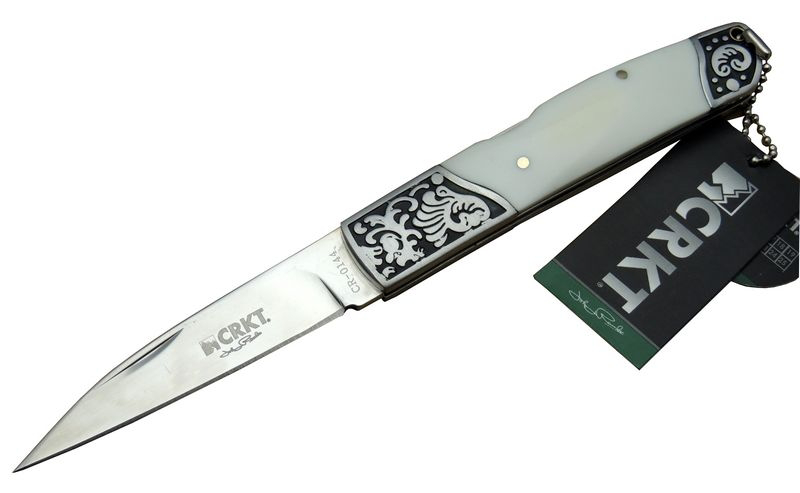 CRKT CR 0144 WY Kamp Çakı 20 cm - Sedef Saplı, Kılıflı, Kutulu Td