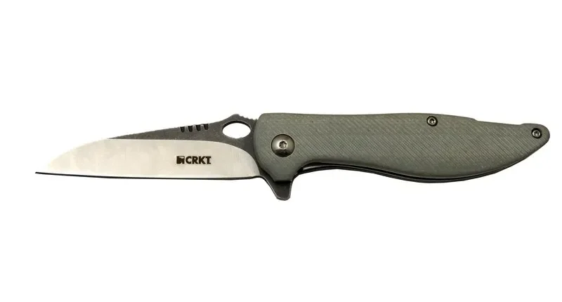 Crkt Lotus 1265 Gri Kamp / Outdoor Çakı 18cm - Yarı Otomatik, Kem