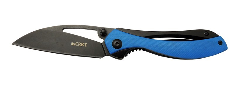 Crkt Pleroma 821A BL Mavi Kamp / Outdoor Çakı 18cm - Manuel, Keme