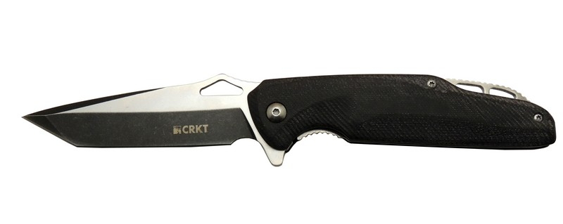 Crkt Predator 706 CBK Siyah Kamp / Outdoor Çakı 21cm - Yarı Otoma