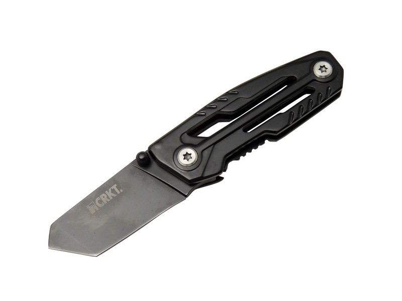 Crkt Trasher 1065BK Kamp Çakı 11,5 cm - Siyah, Metal Sap TdrTR