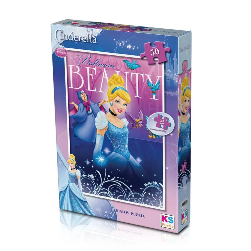 CRL709 Cinderella  50 Parça Çocuk Puzzle
