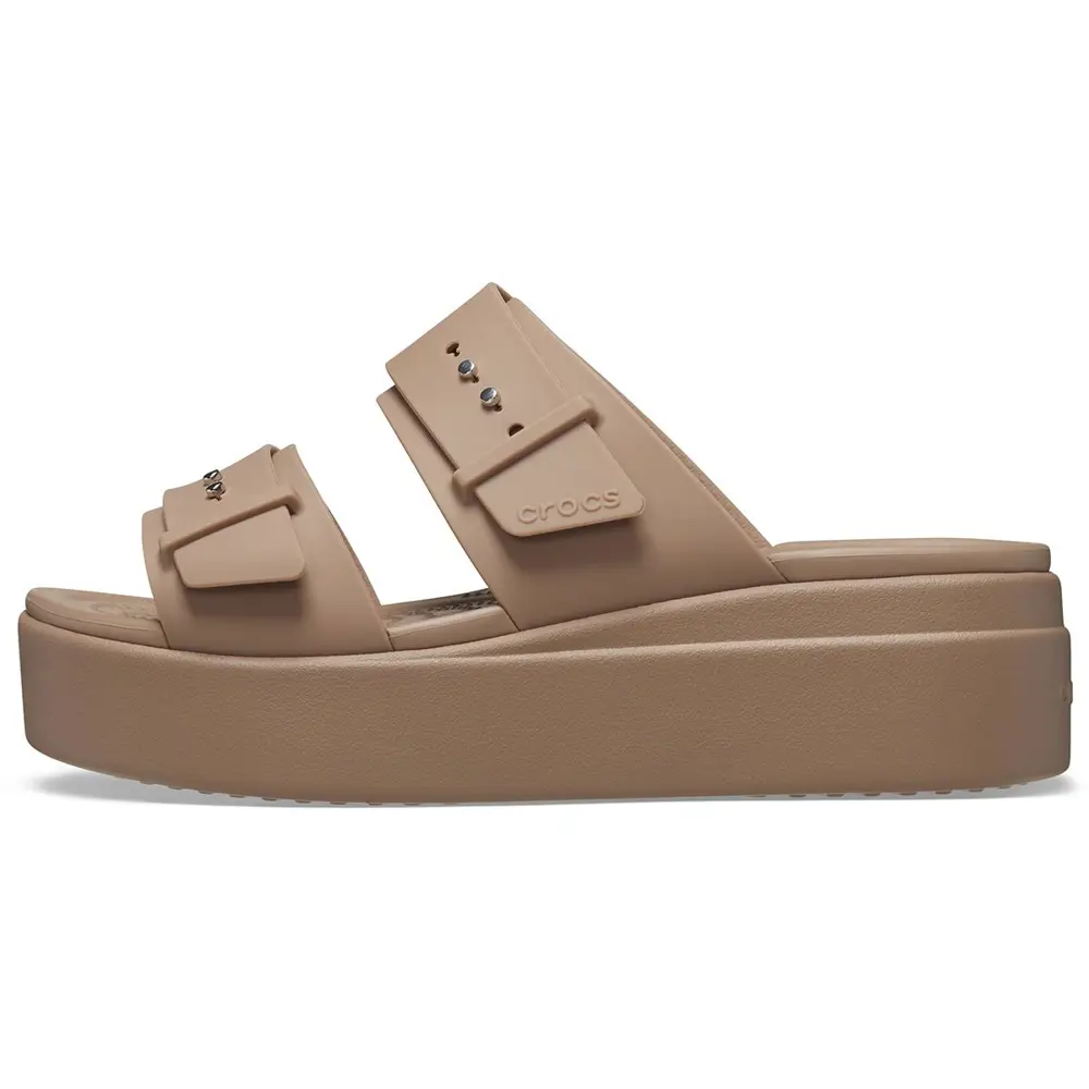 Crocs Brooklyn Strappy Low Wedge Kadın Sandalet Terlik 207431-2Q9