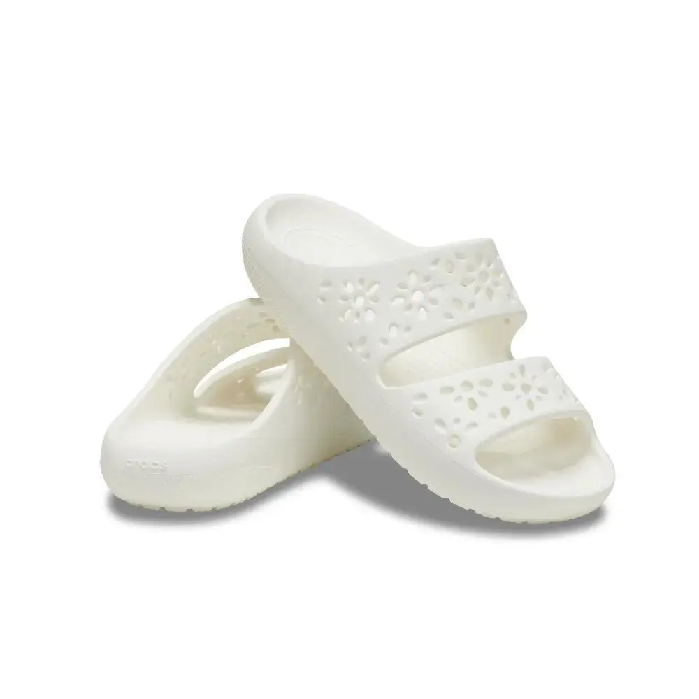 Crocs Classic Floral Cut Out Sandal 210966-0WV